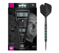 Target Darts Steel Tip Darts Rob Cross Black Edition 90% Tungsten Swiss Points 22/23/24g