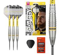 TARGET Darts Scott Williams Generation 2 Swiss Point Steel Tip Dart Set, 25G | Player Edition G2 90% Tungsten Darts, Pro Ultra No.2 Flights, Pro Grip Tag Shafts & SP Tool