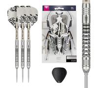 Target Darts EXO Edition 90% Tungsten Steel Tip Darts Set - 23g Barrel SP03 - Steel Tip Dart Set, Swiss Point Darts with Pro Grip Shafts and No.6 Flights, SP Tool Included