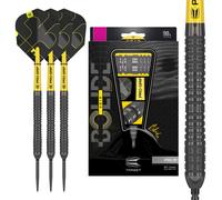 Target Darts Bolide Void 90% Tungsten Dart Set, Steel Tip Swiss Point Darts | Barrel 04, 23G | Professional Darts Sets, Black Darts, Swiss Point Tool Included