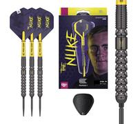 Target Darts Luke Littler G1 Steel Tip Swiss Point Darts, 90% Tungsten Dart, 24G | Generation 1 Steel Tip Dart, Player Edition Swiss Points Dart Sets with Tool, Pro Grip Shafts & No.2 Flights