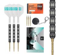 TARGET Darts Rob Cross 95K Steel Tip Swiss Point Darts, 95% Tungsten Darts with K-Flex Flights, 23G | Voltage Darts, Player Edition Swiss Points K Flex Dart Set, Swiss Point Tool Included