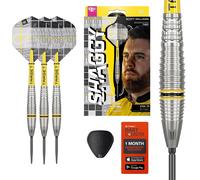 TARGET Darts Scott Williams Generation 2 Swiss Point Steel Tip Dart Set, 23G | Player Edition G2 90% Tungsten Darts, Pro Ultra No.2 Flights, Pro Grip Tag Shafts & SP Tool