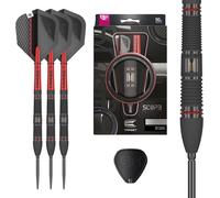 Target Darts Scope Steel Tip Swiss Point Darts, 90% Tungsten Dart Set | Steel Tip Dart, Red & Black Darts, Professional Dart Set with Swiss Points & Tool | Barrel 01/02/03/04 -21G/22G/23G/24G/25G