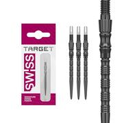 Target Darts Signature Swiss Point TRB | 3 Pack Set of Tips | 30MM/35MM/42MM - Gold/Silver/Black | Change Dart Points, Swiss Point Technology, Professional Darts Accessories