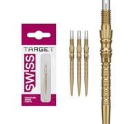 Target Darts Signature Swiss Point TRB | 3 Pack Set of Tips | 30MM - Gold | Change Dart Points, Swiss Point Technology, Professional Darts Accessories
