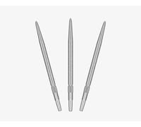 Target Darts Swiss Point SLK Luke Littler Dart Points (3 Pack Set of Tips) 30MM - Silver | Rough Textured Dart Points, Replacement Steel Dart Tips, Professional Dart Accessories