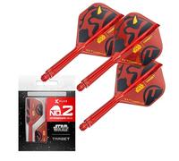 Target Darts Star Wars Darth Maul K Flex Integrated Dart Flights & Shafts | Pack of 3 K-Flex, No.2 | Disney K-Flex Accessories, Intermediate (26mm)