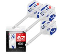 Target Darts Star Wars R2-D2 K Flex Integrated Dart Flights & Shafts | R2D2 Pack of 3 K-Flex, No.2 | Disney K-Flex Accessories, Medium (33mm)