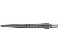 Target Darts Steel Tip Storm Point Dart Interchangeable Tips Dart Point Black Grooved 30 mm