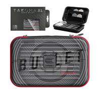 Target Darts Stephen Bunting Ghost Series XL Takoma Wallet - Darts Case, Black/White Storage Cases, “The Bullet” Zipper Dart Holder, Professional Accessories - Holds 6 Fully Assembled Darts