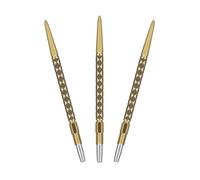 Target Darts Swiss FLT Dart Points, Luke Littler Fallout Edition | 3 Pack Set of Tips | 30MM/35MM/42MM - Gold/Silver/Black | Change Dart Points, Textured Swiss Point, Professional Darts, SP