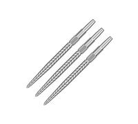 TARGET Darts Swiss Point Dart Points, RVE (3 Pack Set of Tips) 26MM -Silver | Change Dart Points, Swiss Storm Points, Professional Darts Accessories