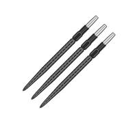 TARGET Darts Swiss Point Dart Points, RVE (3 Pack Set of Tips) 30MM - Black | Change Dart Points, Swiss Storm Points, Professional Darts Accessories