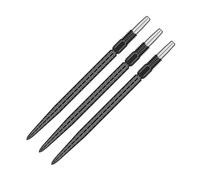 TARGET Darts Swiss Point Dart Points, RVE (3 Pack Set of Tips) 35MM - Black | Change Dart Points, Swiss Storm Points, Professional Darts Accessories