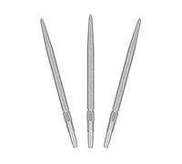 Target Darts Swiss Point SLK Luke Littler Dart Points (3 Pack Set of Tips) 35MM - Silver | Rough Textured Dart Points, Replacement Steel Dart Tips, Professional Dart Accessories