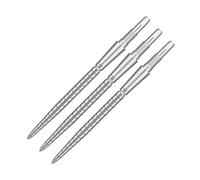 Target Darts Swiss Point Storm Dart Points, Quartz (3 Pack Set of Tips) 26MM, Silver | Change Dart Points, Swiss Storm Points, Professional Darts Accessories