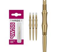 Target Darts Swiss Point Storm Dart Points, RST (3 Pack Set of Tips) 30MM - Gold | Change Dart Points, Swiss Storm Points, Professional Darts Accessories