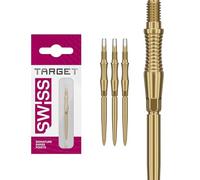 Target Darts Swiss Point Storm Dart Points, RST (3 Pack Set of Tips) 35MM - Gold | Change Dart Points, Swiss Storm Points, Professional Darts Accessories