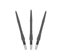 TARGET Darts Swiss Point Storm Dart Points, Surge (3 Pack Set of Tips) 30MM -Black | Change Dart Points, Swiss Storm Points, Professional Darts Accessories