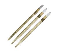 Target Darts Swiss Points, Fire Swiss Point Dart Tips (3 Pack Set of Tips) 35MM, Gold | Change Dart Points, Professional Darts Accessories