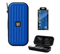 TARGET Darts Takoma Dart Case Wallet, Regular Size, Blue | Store 3 Fully Assembled Darts & Accessories | Dart Holder with Zip Lock Pouches, Store Flights, Shafts & Swiss Points