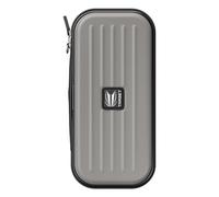 TARGET Darts Takoma Dart Case Wallet, Regular Size, Grey | Store 3 Fully Assembled Darts & Accessories | Dart Holder with Zip Lock Pouches, Store Flights, Shafts & Swiss Points