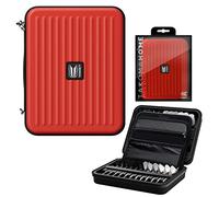 Target Darts Takoma Darts Wallet, XXL Size, Red | Darts Case Holds 24 Darts | Protective EVA Dart Holder with Double Zip Lock Inner Pouches | Professional Darts Accessories