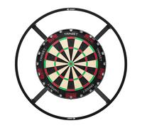 Target Darts TOR Dartboard, Steel Tip Dart Board with Optional 360-degree LED Light Ring | Competition Standard Steel Tip Dartboards with Fixing Kit, Thin Staple-less Wire System | Corona Vision