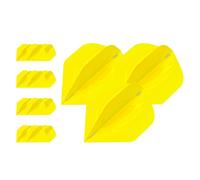 Target Darts Ultra-15 5 x Sets of ID Pro. Ultra Yellow Dart Flights-15 in total, No.2, 335335