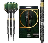 Target Darts Unisex Cult 90% Tungsten Set Soft Tip Darts, Black, Green and Gold, 19G UK