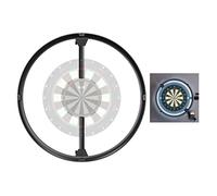 Target Darts Unisex Mod Hub Modular Mounting System Dartboard, Black With White LED Lights, Regular UK