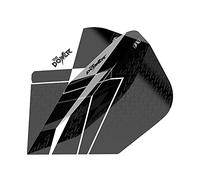 Target Darts Unisex Phil Taylor Power 9-five Gen 8 Pro Ultra Dart Flights, Black and White, No.6 UK