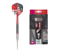 Target Darts Unisex Sync 90% Tungsten Swiss Point Set Steel Tip Darts, Red, Silver and Black, 23G UK