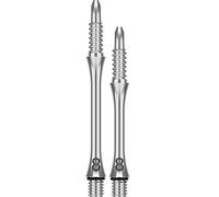 Target Darts Unisex's Fixed Slim Titanium Dart Shafts Flight System, Silver, 26mm