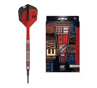 Target Darts Unisex's Hema 90% Tungsten Soft Tip Darts Set, Red, Silver and Black, 21G