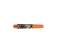Target Darts Unisex's Icon Raymond Van Barneveld RVB Dart Shafts and Flights, Orange and Black, Pro Grip Short
