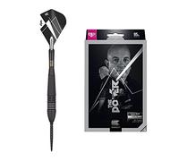Target Darts Unisex's Phil Taylor Power 9-Five Gen 8 95% Tungsten Swiss Point Steel Tip Darts Set, Black and White, 22G