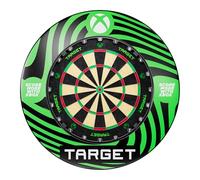 Target Darts Xbox Dartboard Bundle Set | Steel Tip Tor Dart Board, Dartboards Surround Protection Ring, Home Setup with Wall Fixing Kit, Rotational Number Ring, Stainless Steel Thin Wire