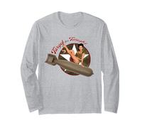 Target for Tonight WWII Pinup Nose Art Long Sleeve T-Shirt