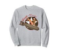 Target for Tonight WWII Pinup Nose Art Sweatshirt