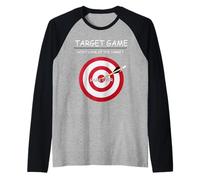 Target Game Look at The Target Game is Over Funny Raglan Baseball Tee