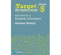 Target Grade 5 Unseen Poetry AQA GCSE (9-1) Eng Lit Workbook (Intervention English)