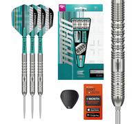 Target Darts Hydro Steel Tip Dart Set, 23G (Barrel 01) | 90% Tungsten Darts, Silver Swiss Point Tips, Pro Grip Tag Shafts & Pro Ultra No.6 Flights, SP Tool Included | Professional Dart Sets
