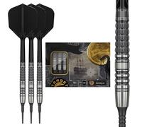 Target Japan Black Marque Lumiere 3.0 90% Tungsten K-Flex Soft Tip Dart Set, 18.5G | Black Pixel Tips 2BA, Black K-Flex No.6 (Shape) Flights and Shafts (Blackmark Lumiere 3.0)