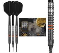 Target Japan Black Marque Morpheus G2 90% Tungsten K-Flex Soft Chipder Set, 19G | Black Pixel Tips 2BA, Black K-Flex No.6 (Shape) Flights and Shafts (Black Mark Morpheus 2.0)