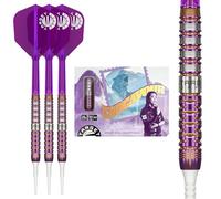 Target Japan Endeavour G2 Soft Tip Darts with Kflex, 20G | Kasumi Sato Generation 2, 90% Tungsten Dart Set, K-Flex Flights and Shafts, 2BA Pixel Tips, Dart Storage Tin Box