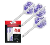 TARGET Japan K-Flex Solo Keita Ono No.6 KFlex Dart Flights and Shafts | Pack of 3 K Flex Player Edition Accessories | KFlex Dart Shafts, Medium (33mm)