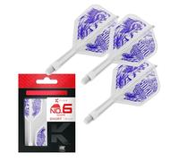 TARGET Japan K-Flex Solo Keita Ono No.6 KFlex Dart Flights and Shafts | Pack of 3 K Flex Player Edition Accessories | KFlex Dart Shafts, Short (19mm)