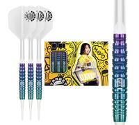 Target Japan Mayo G6 MAX 90% Tungsten K-Flex No.6 (Shape) 2BA Soft Tip Darts Set | 19.5g | White Pixel Tip | Mayo G6 MAX 210436